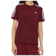 Adidas Γυναικεία κοντομάνικη μπλούζα Ruffle-Trim Logo-Embroidered T-Shirt